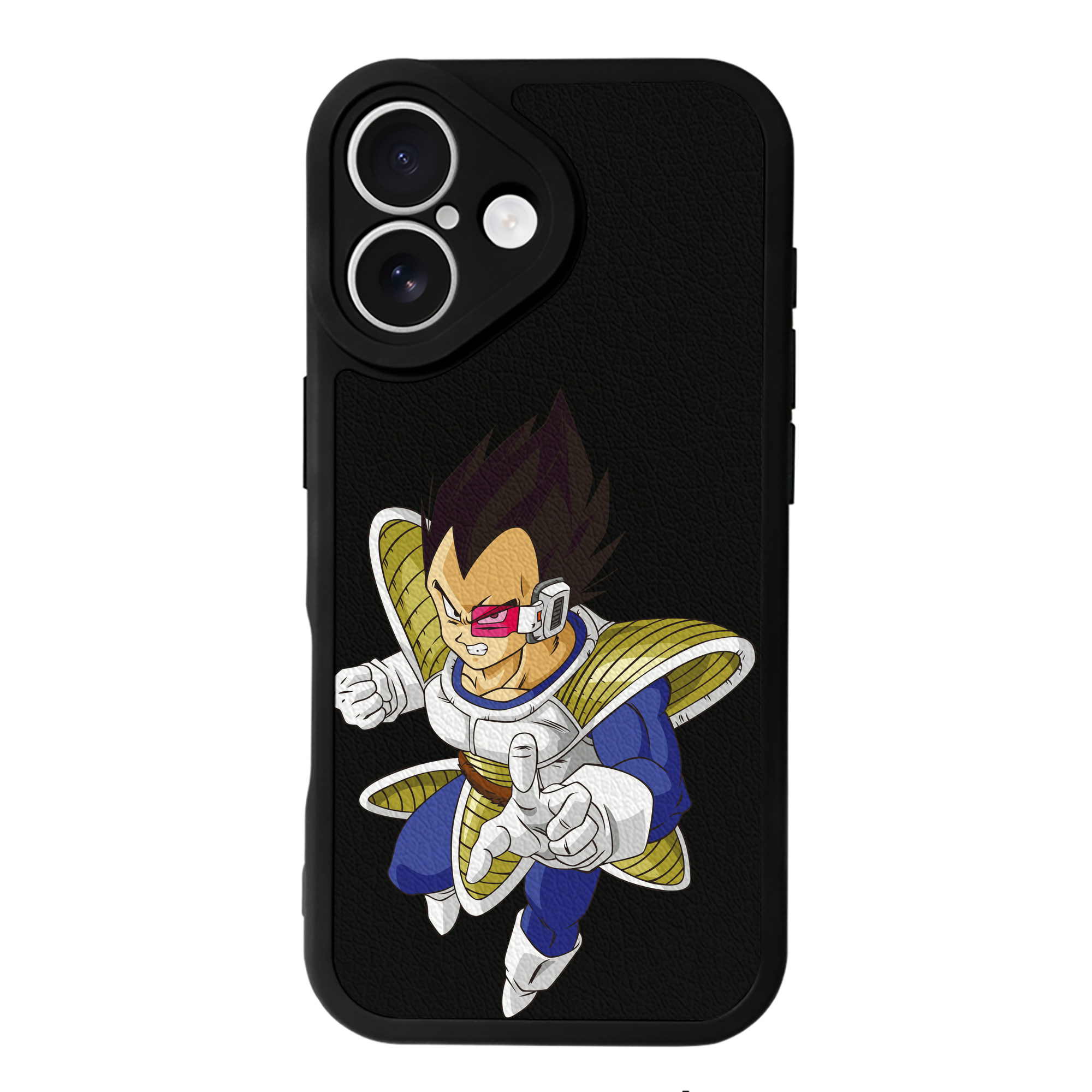 （画像用） ドラゴンボール ベジータ四世（Bejīta Yonsei）DRAGON BALL Vegeta IV 【iPhone 16シリーズ対応】シリコンスマホケース（レザー調） 材質：シリコン